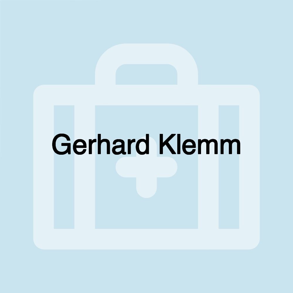 Gerhard Klemm