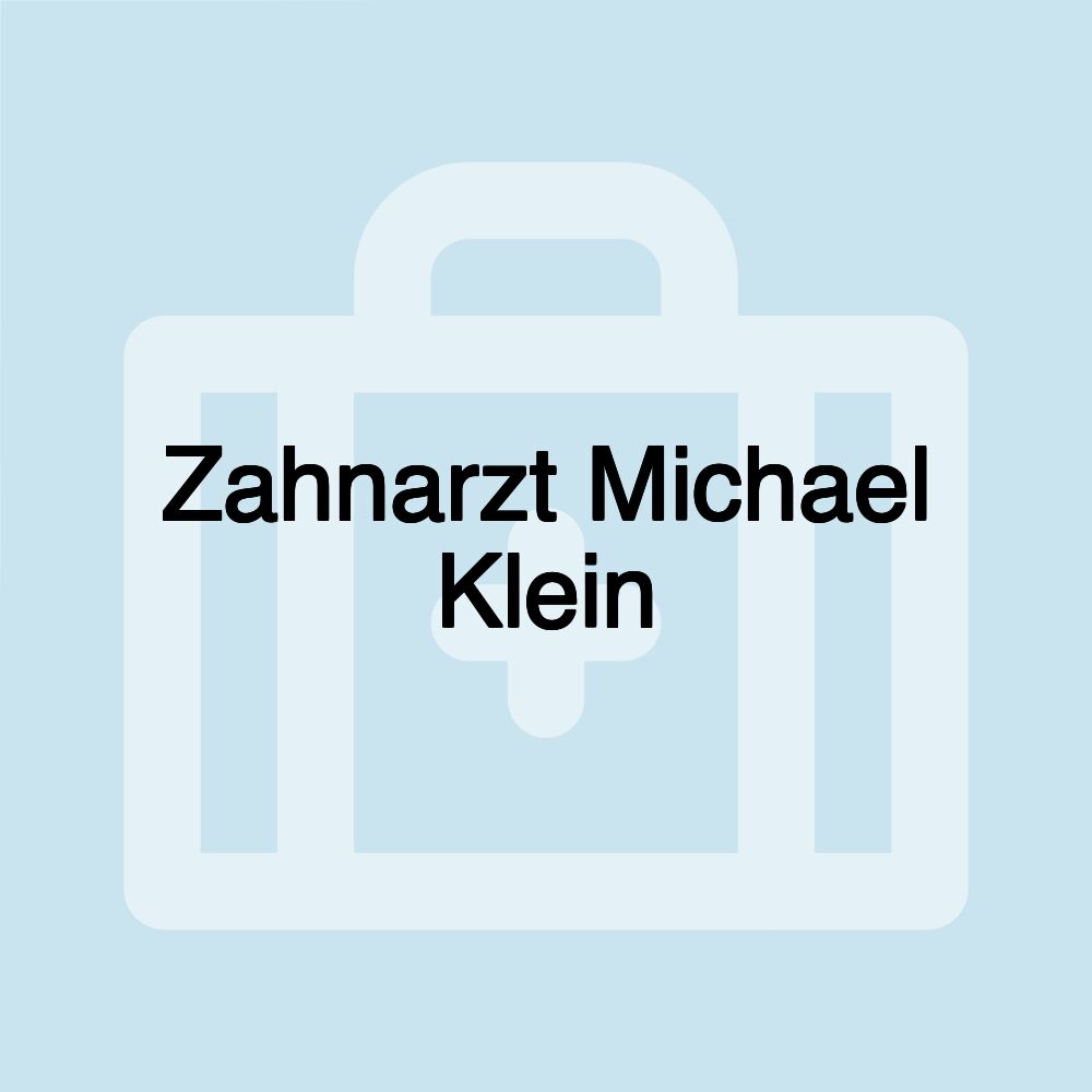 Zahnarzt Michael Klein