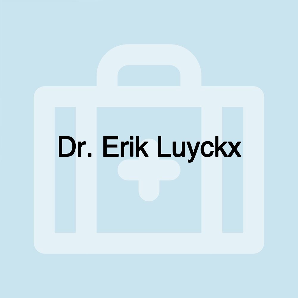 Dr. Erik Luyckx