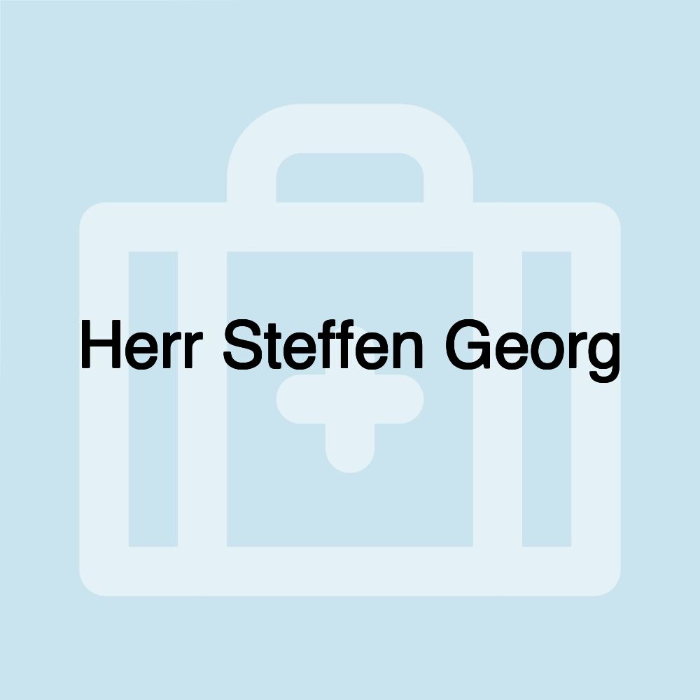 Herr Steffen Georg