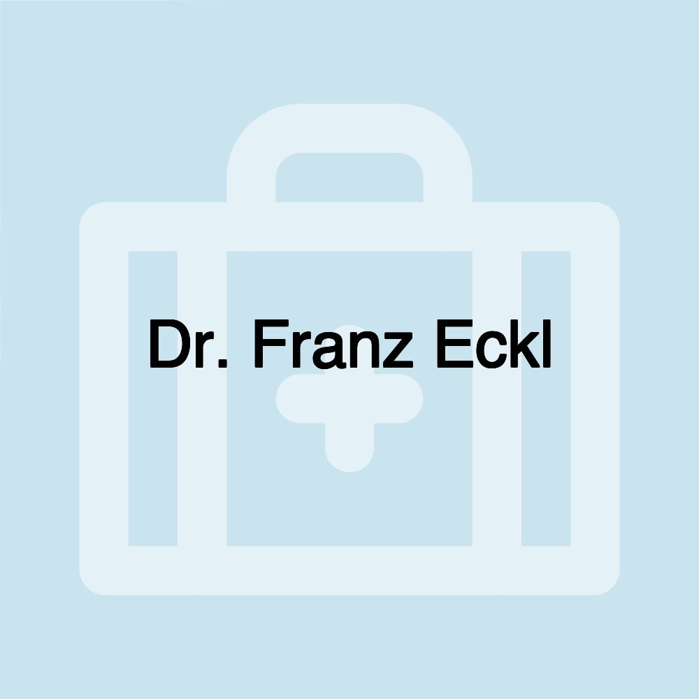 Dr. Franz Eckl