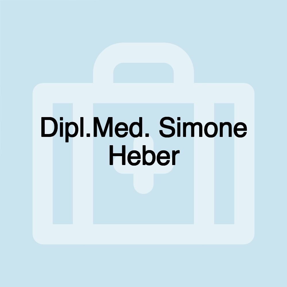 Dipl.Med. Simone Heber