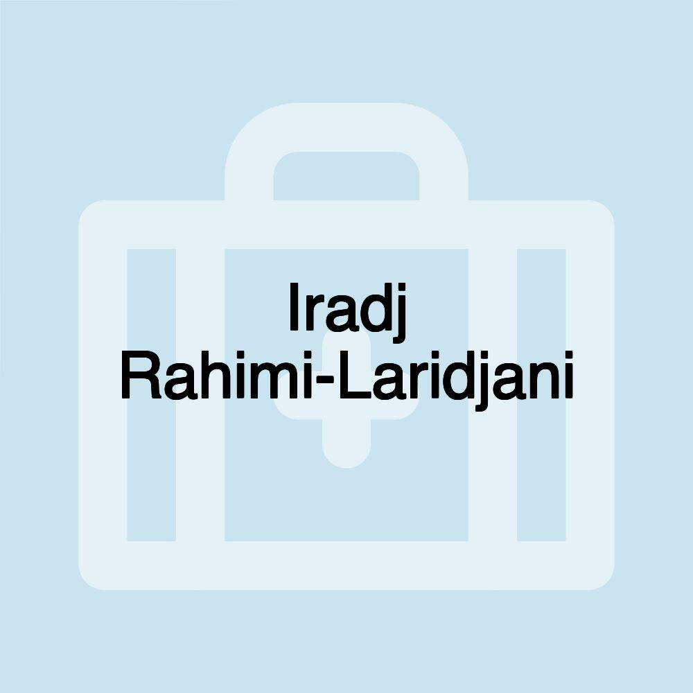 Iradj Rahimi-Laridjani