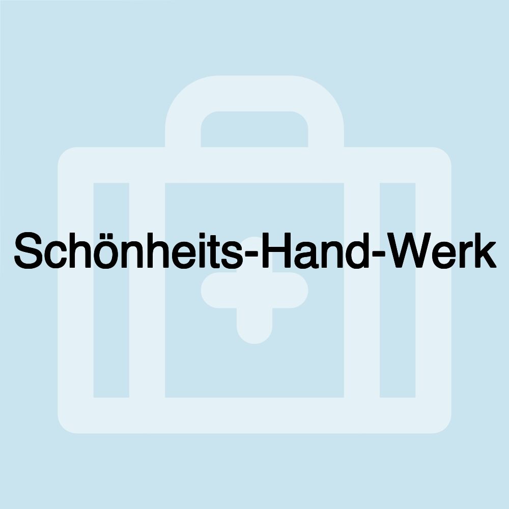 Schönheits-Hand-Werk