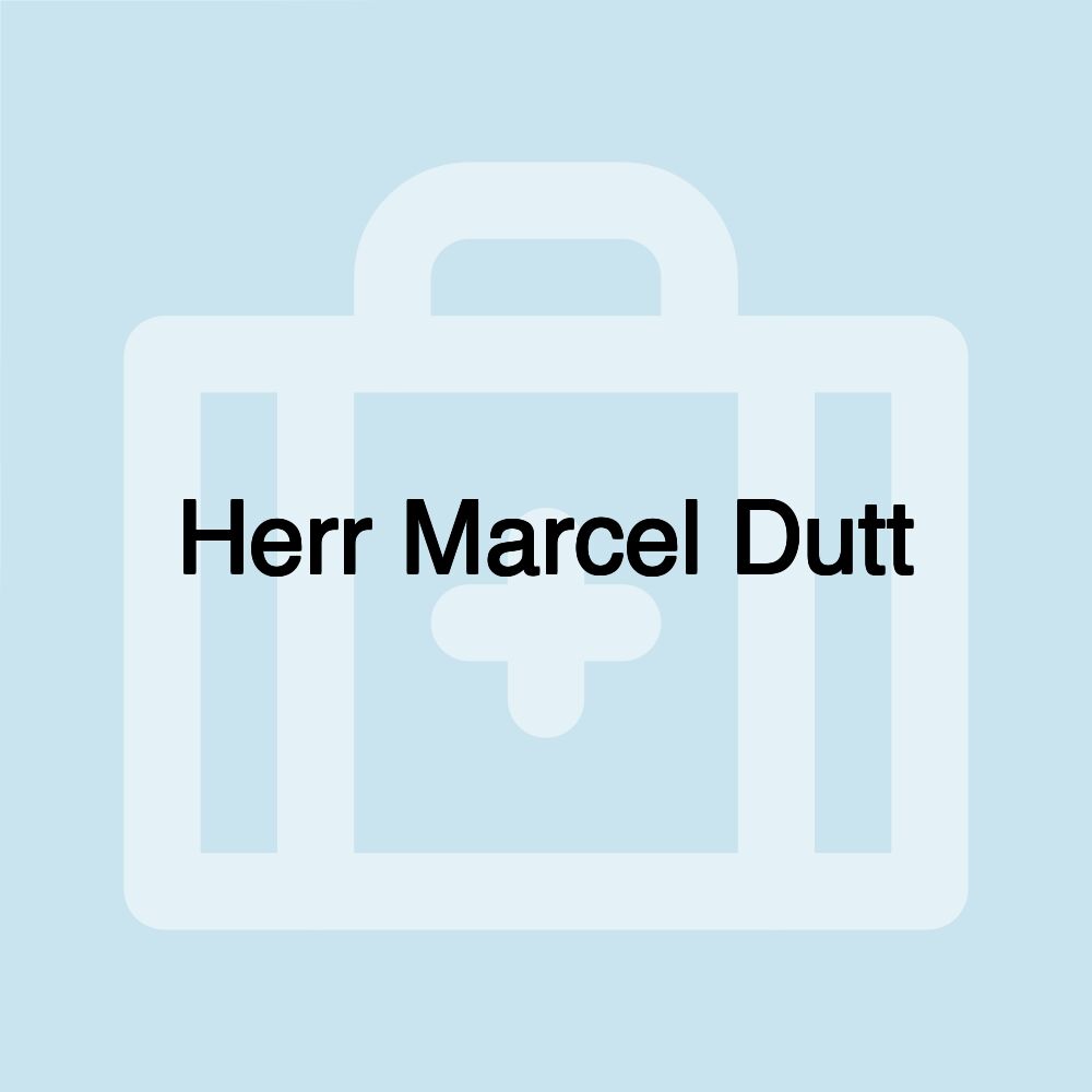 Herr Marcel Dutt