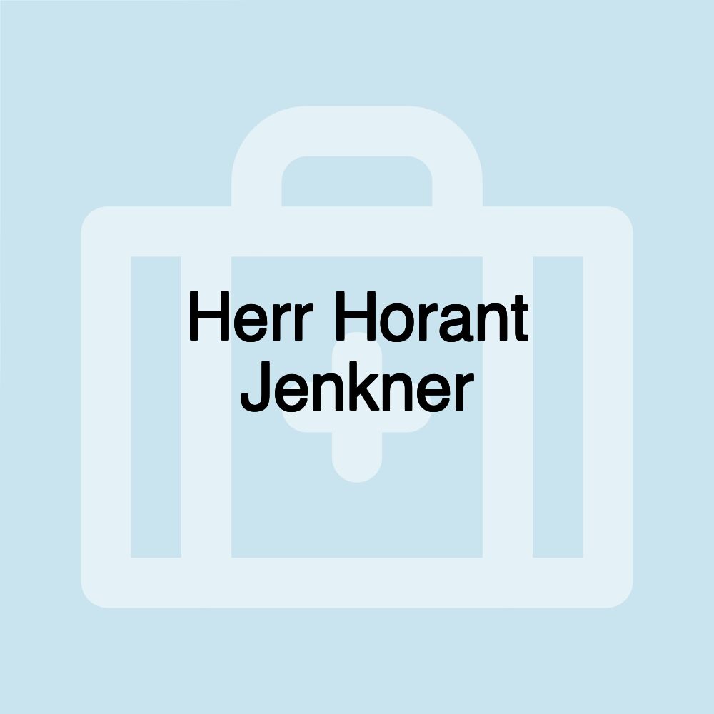 Herr Horant Jenkner