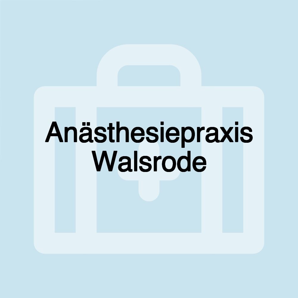 Anästhesiepraxis Walsrode