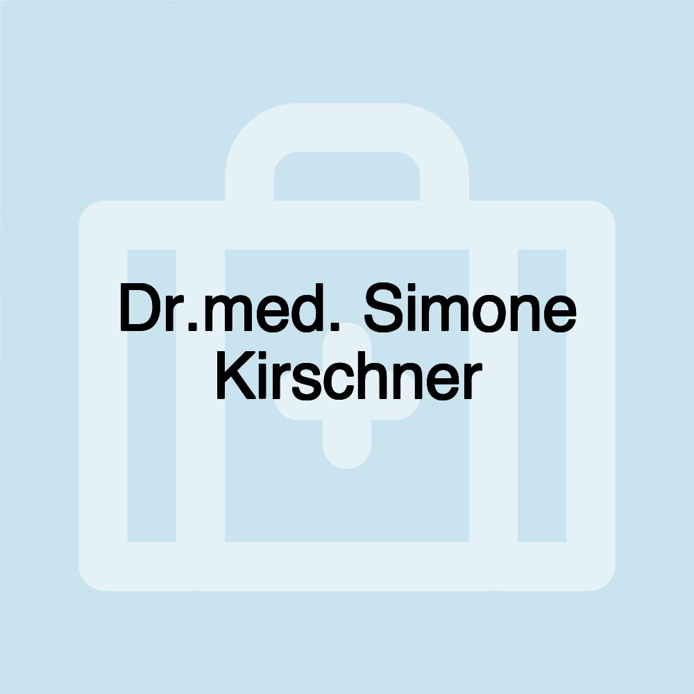 Dr.med. Simone Kirschner