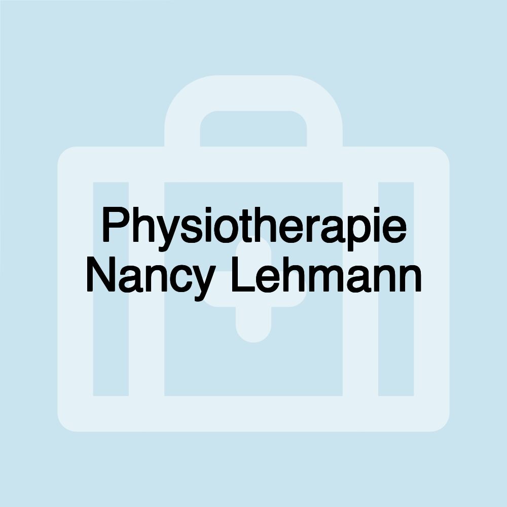 Physiotherapie Nancy Lehmann