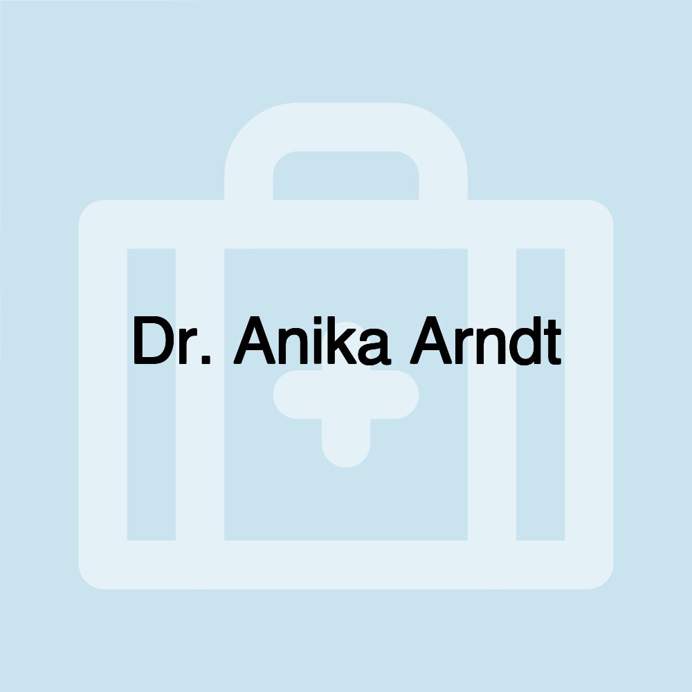 Dr. Anika Arndt