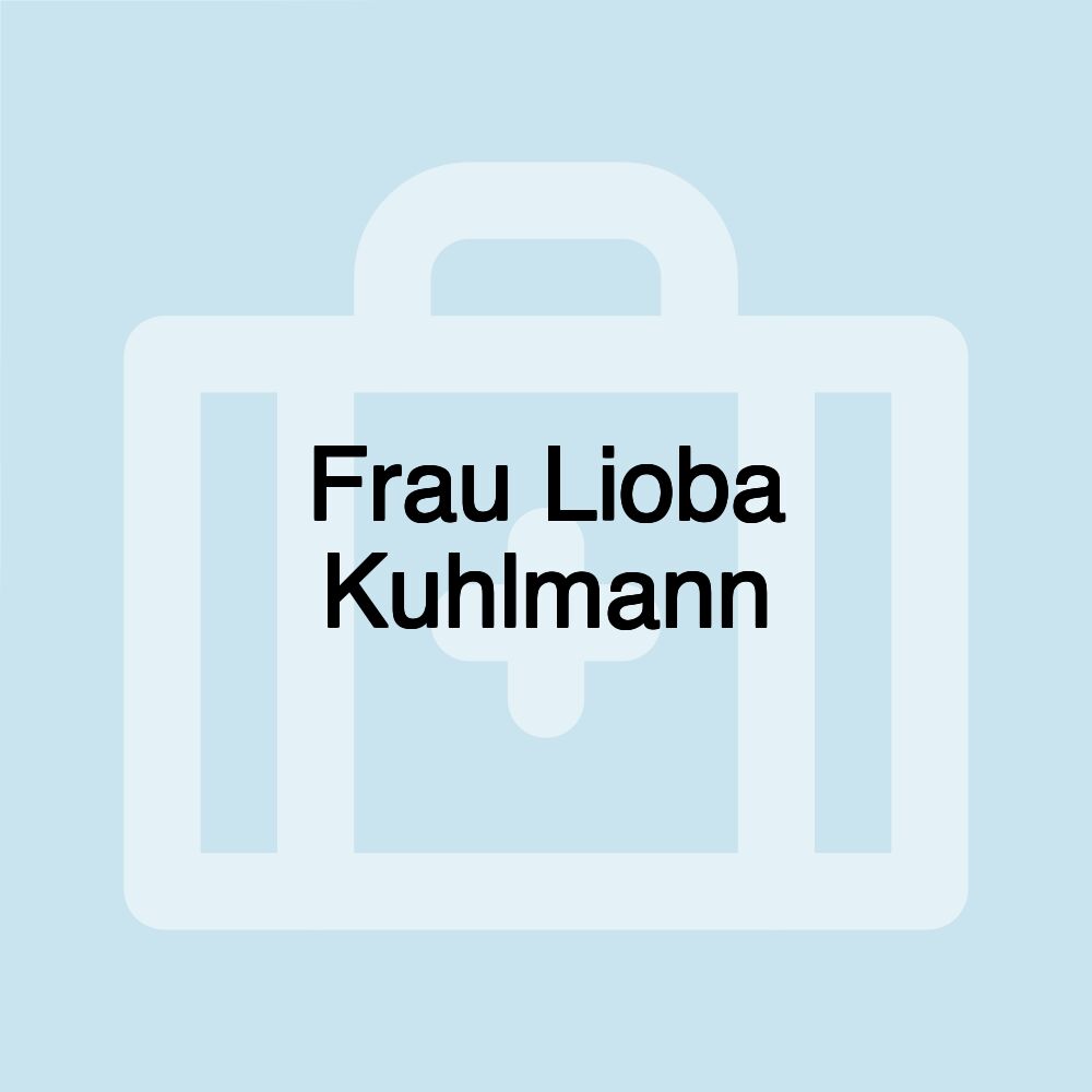 Frau Lioba Kuhlmann