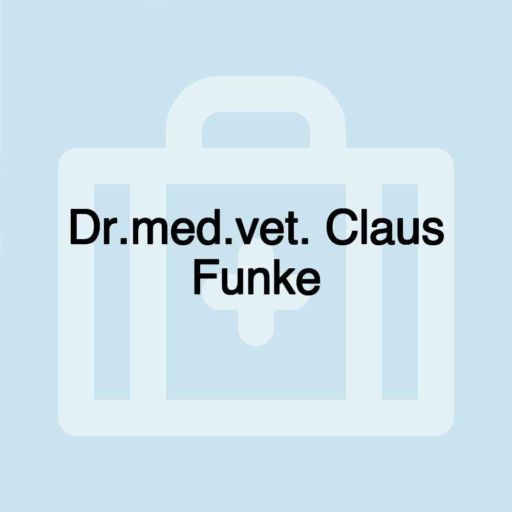 Dr.med.vet. Claus Funke