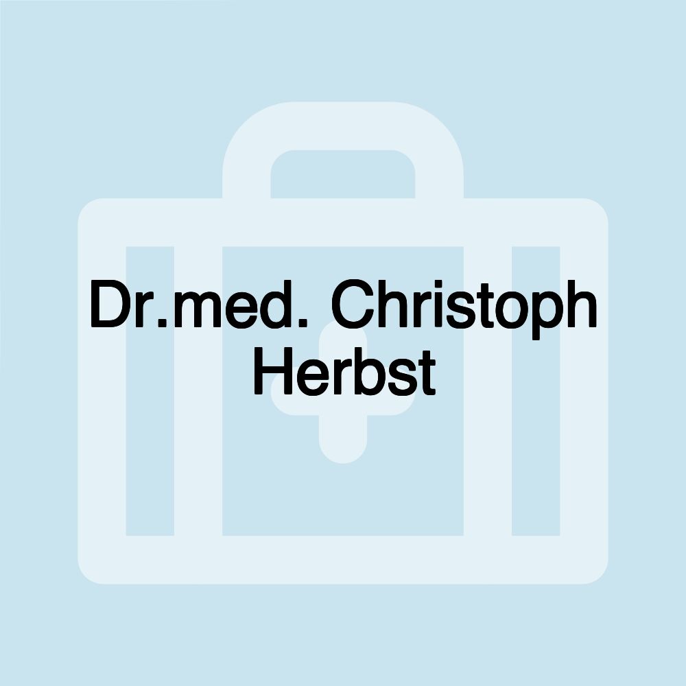 Dr.med. Christoph Herbst