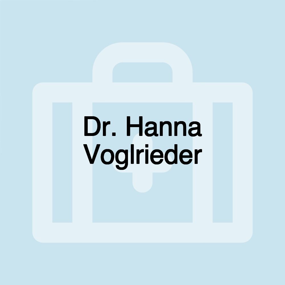 Dr. Hanna Voglrieder