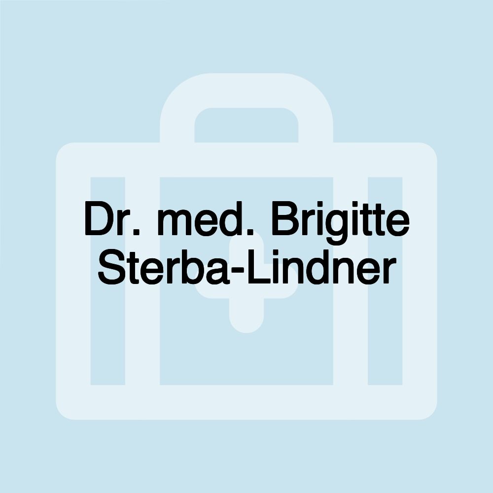 Dr. med. Brigitte Sterba-Lindner