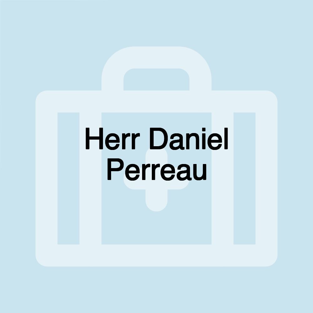 Herr Daniel Perreau