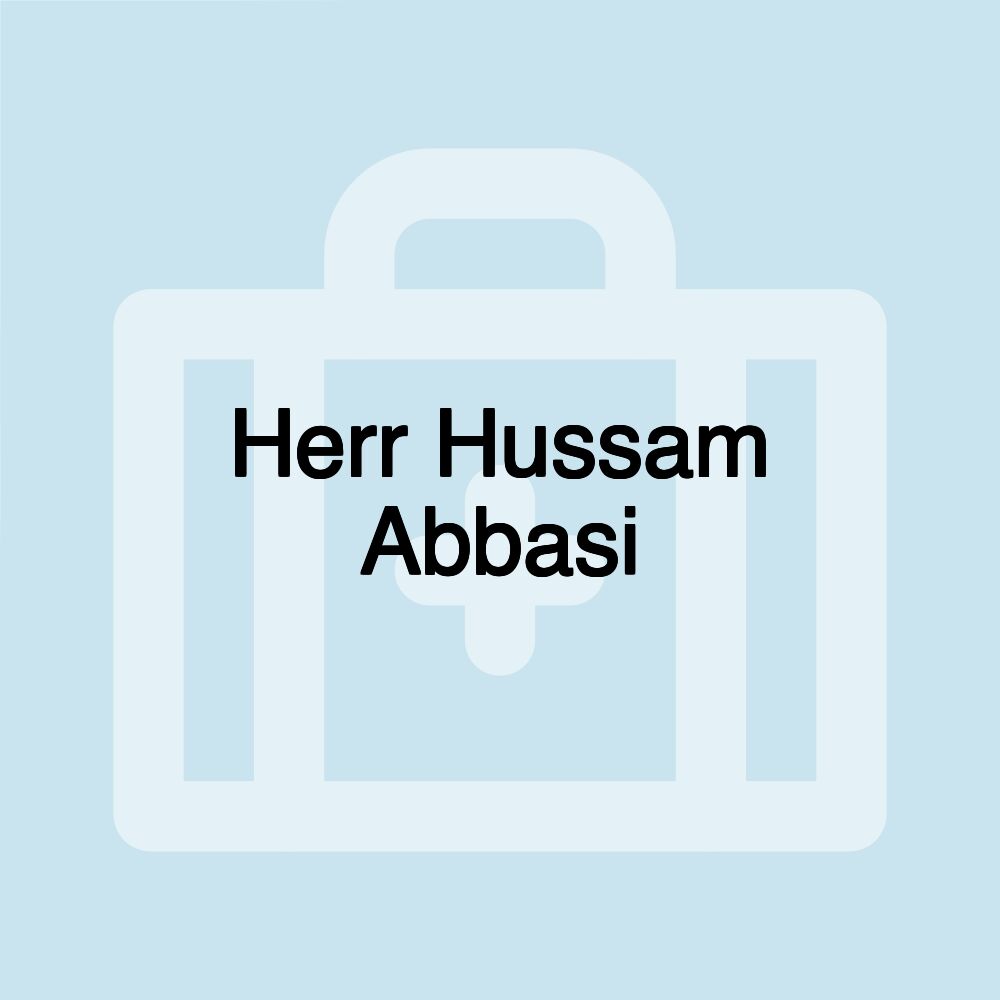 Herr Hussam Abbasi