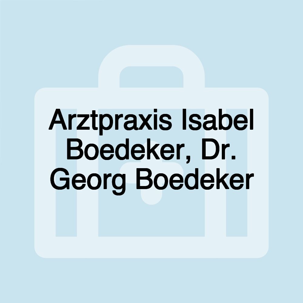 Arztpraxis Isabel Boedeker, Dr. Georg Boedeker