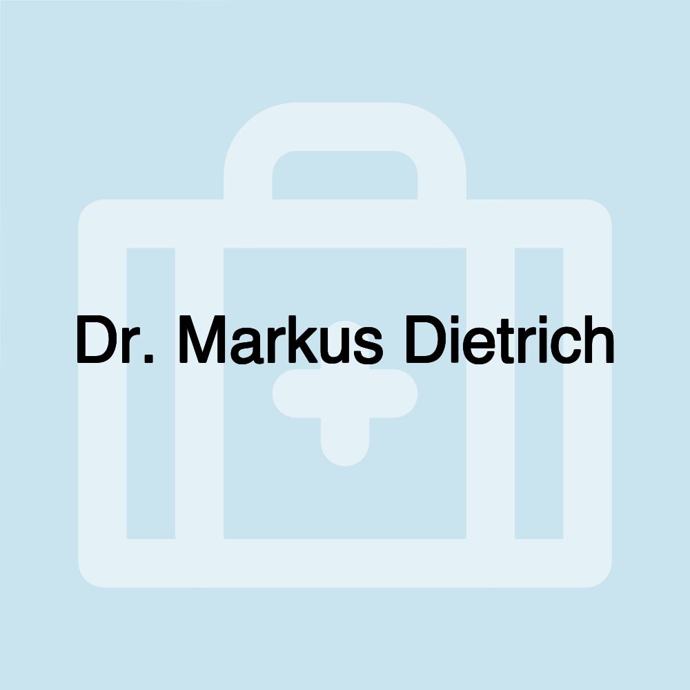 Dr. Markus Dietrich