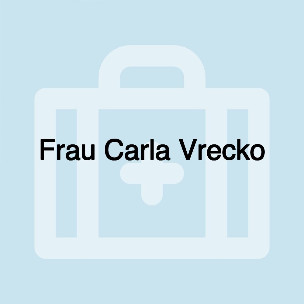 Frau Carla Vrecko