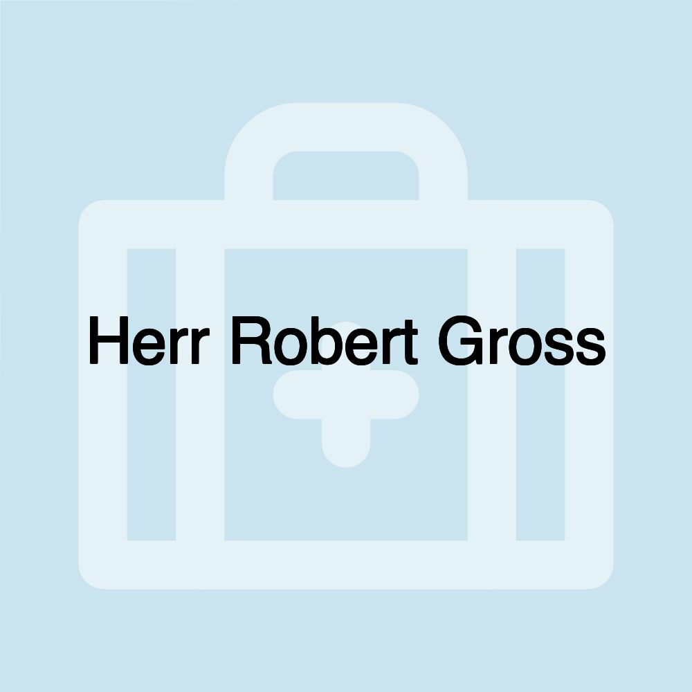 Herr Robert Gross