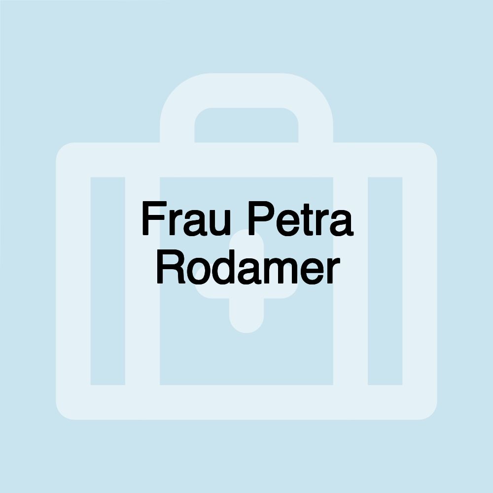 Frau Petra Rodamer