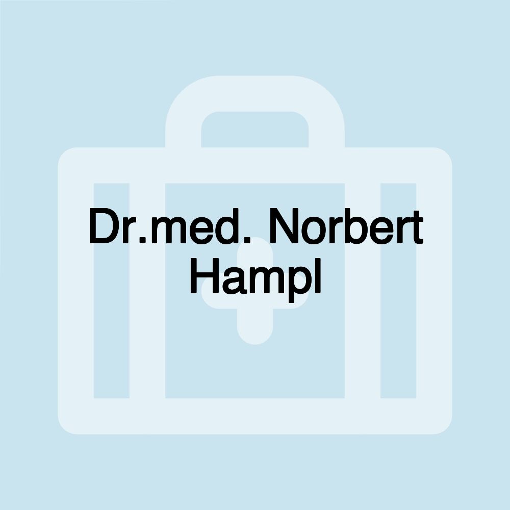 Dr.med. Norbert Hampl