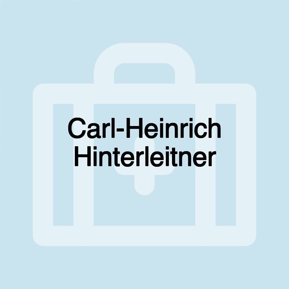 Carl-Heinrich Hinterleitner