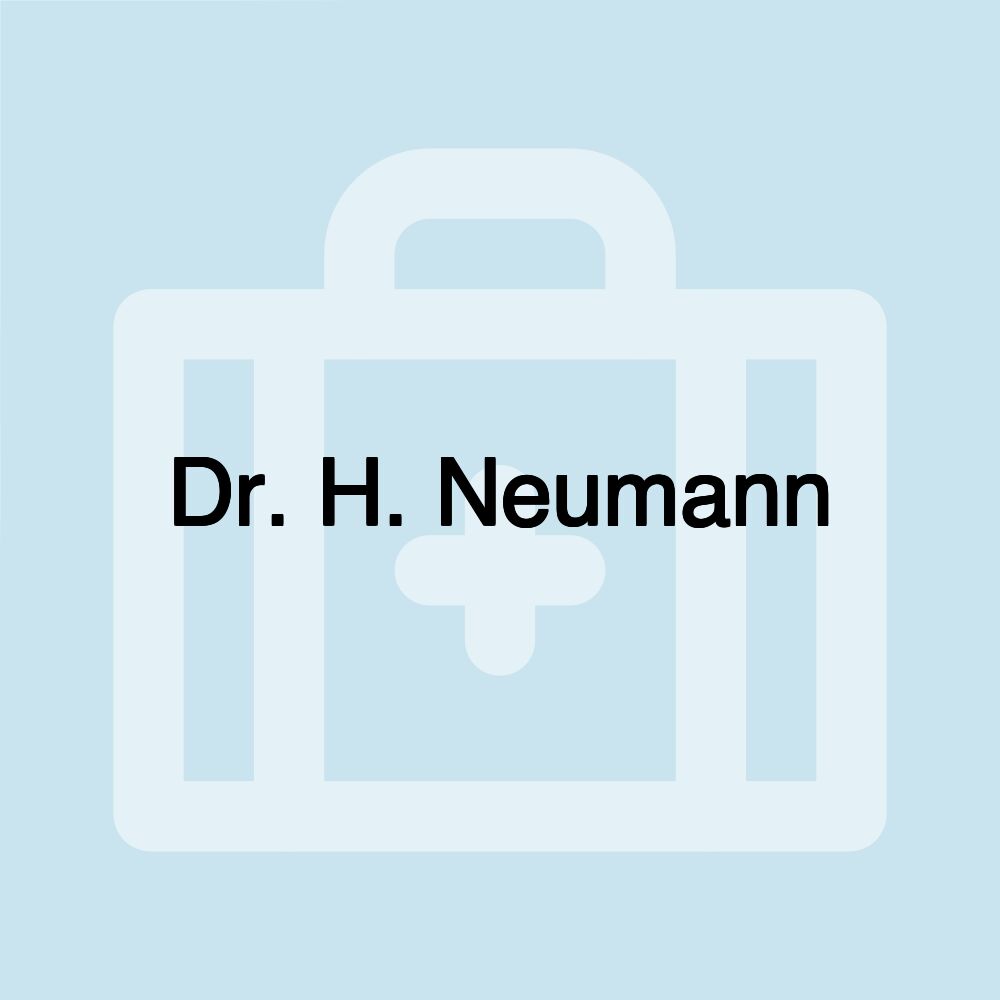 Dr. H. Neumann