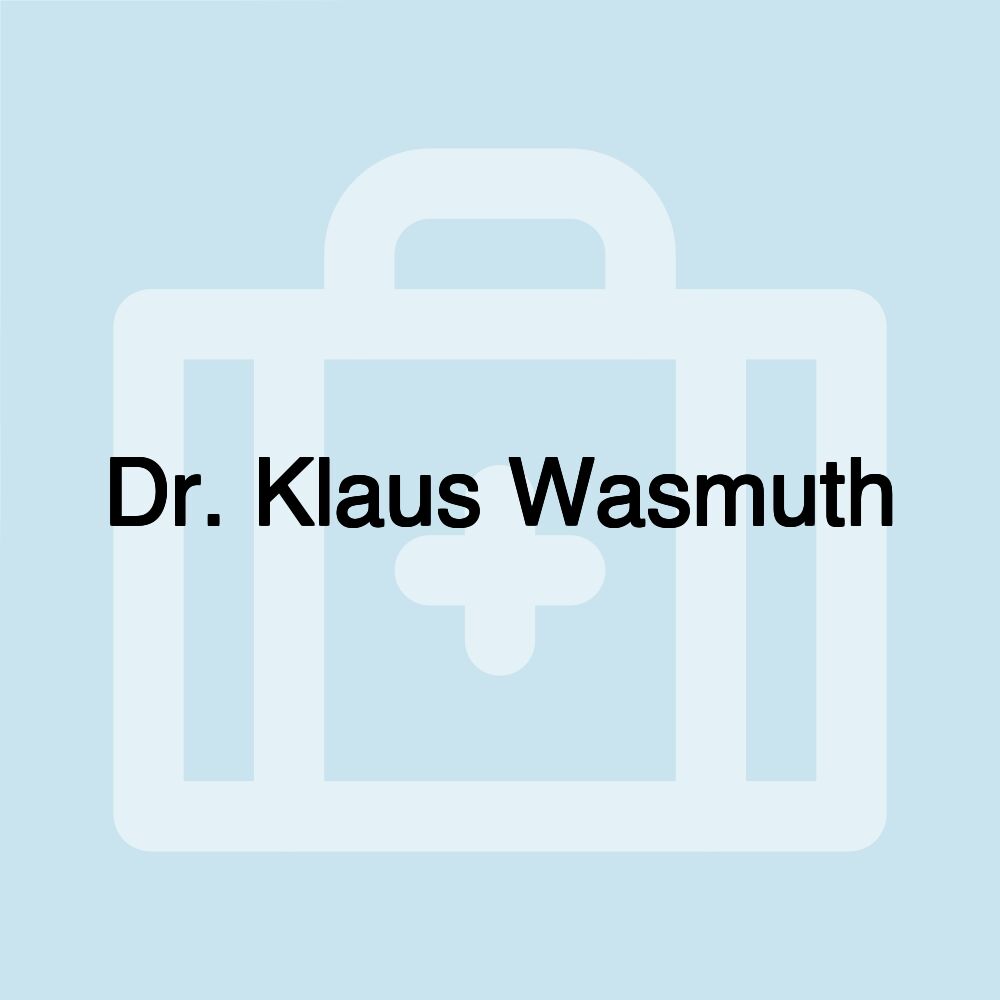 Dr. Klaus Wasmuth