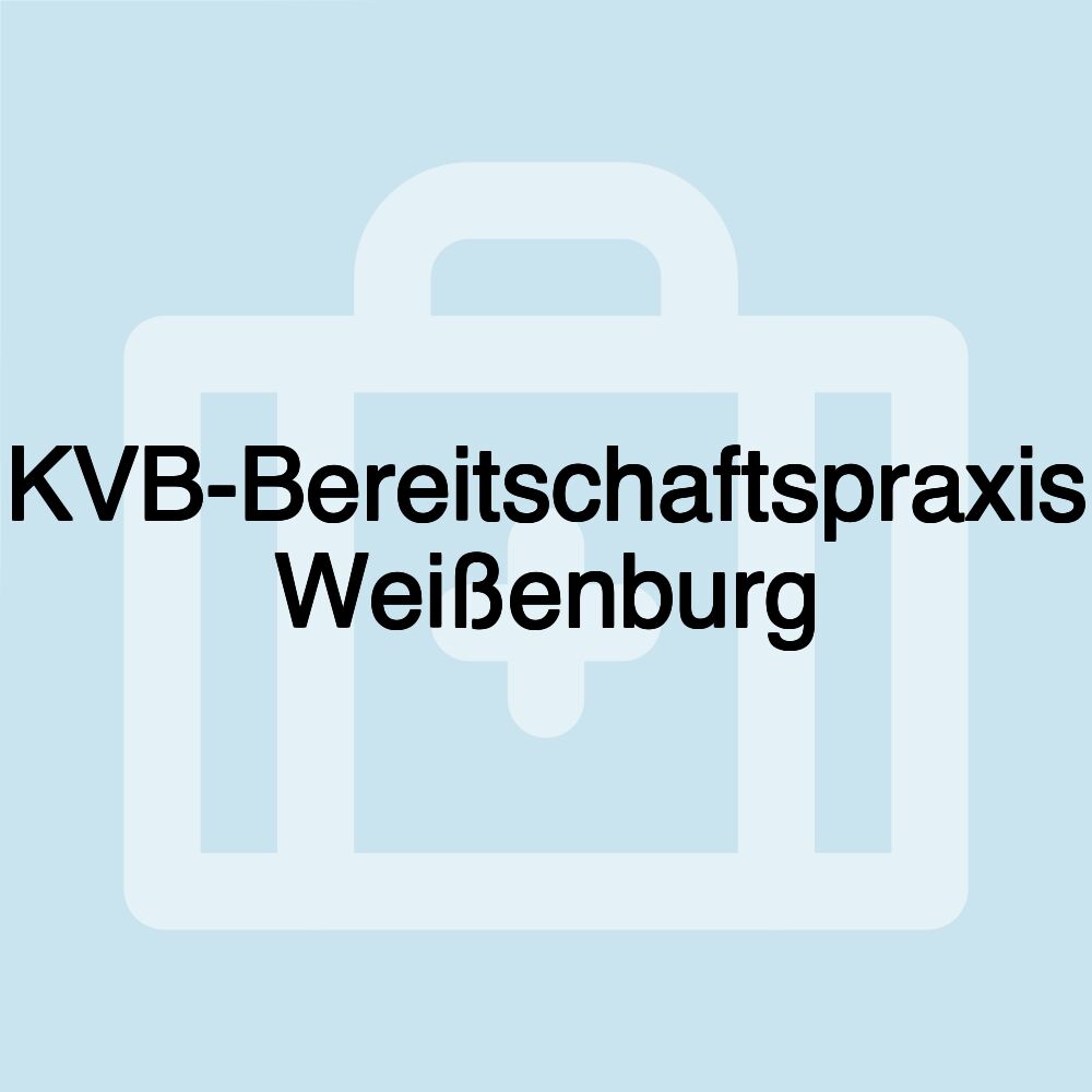 KVB-Bereitschaftspraxis Weißenburg