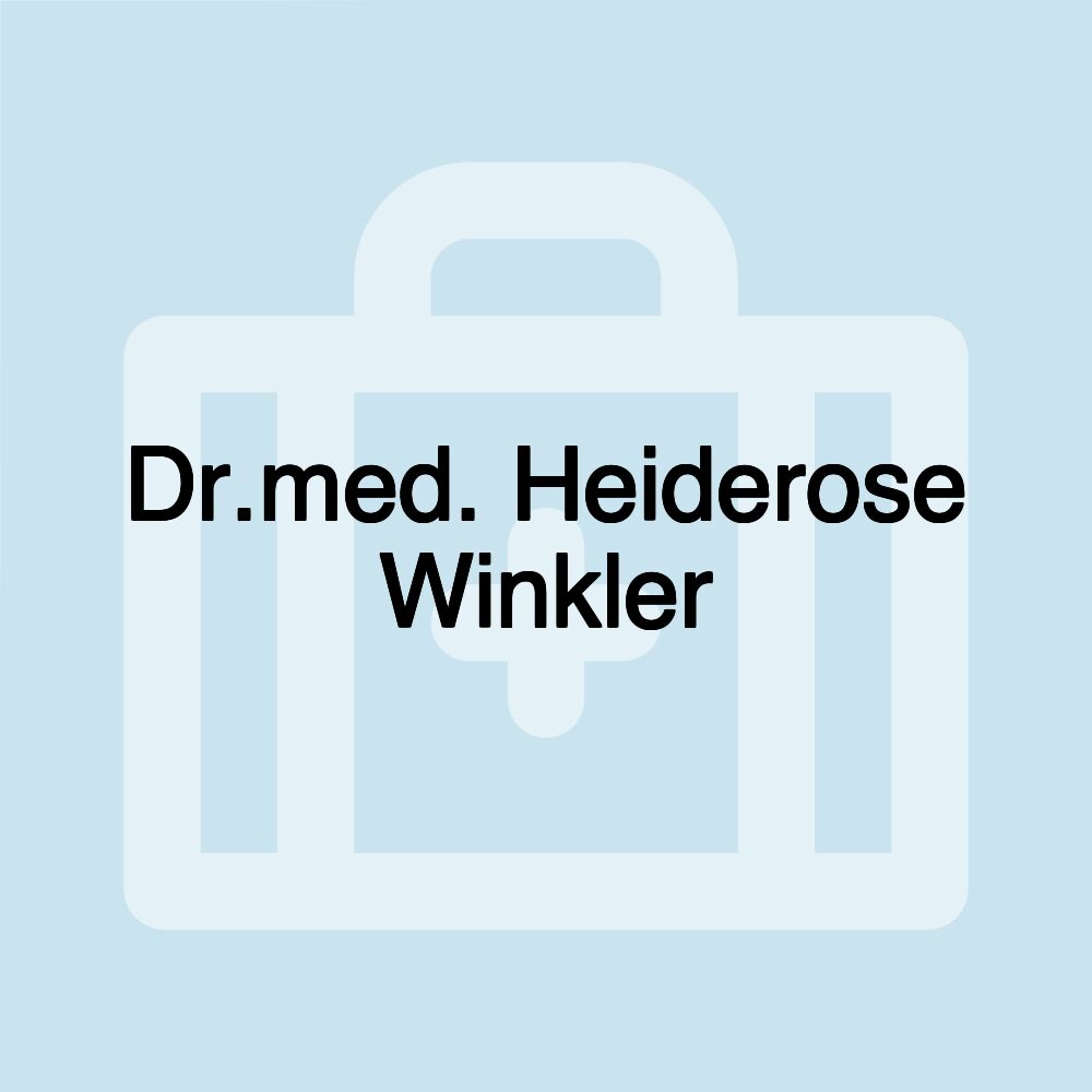 Dr.med. Heiderose Winkler