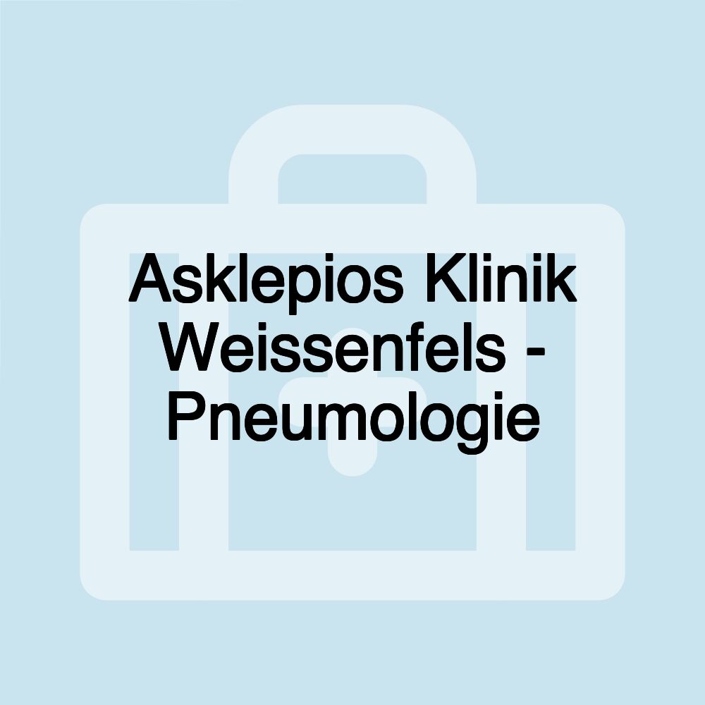 Asklepios Klinik Weissenfels - Pneumologie