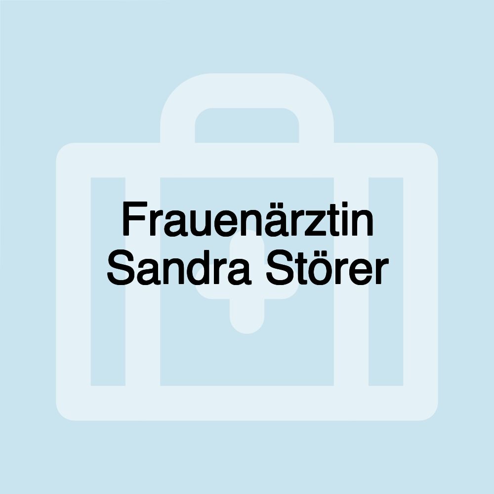 Frauenärztin Sandra Störer