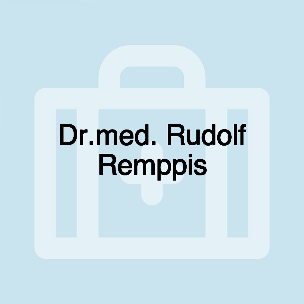 Dr.med. Rudolf Remppis