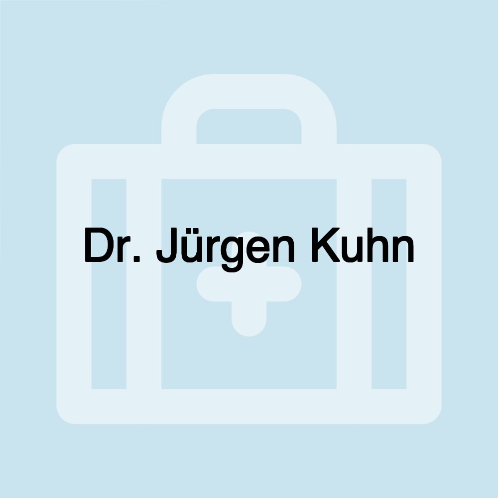 Dr. Jürgen Kuhn