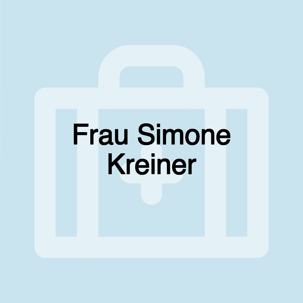 Frau Simone Kreiner