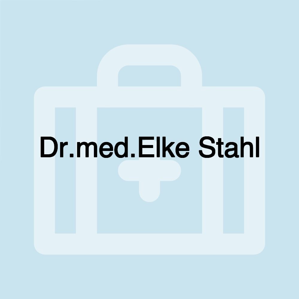 Dr.med.Elke Stahl