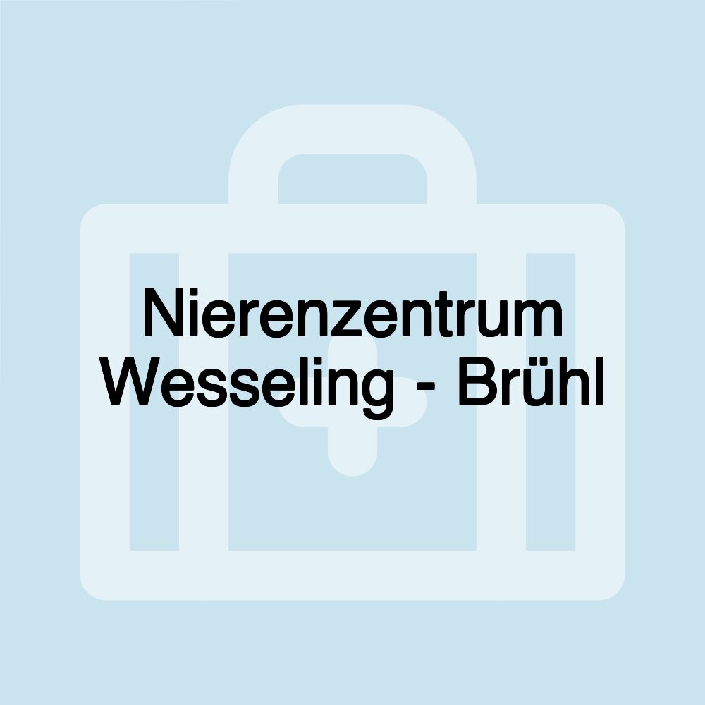 Nierenzentrum Wesseling - Brühl