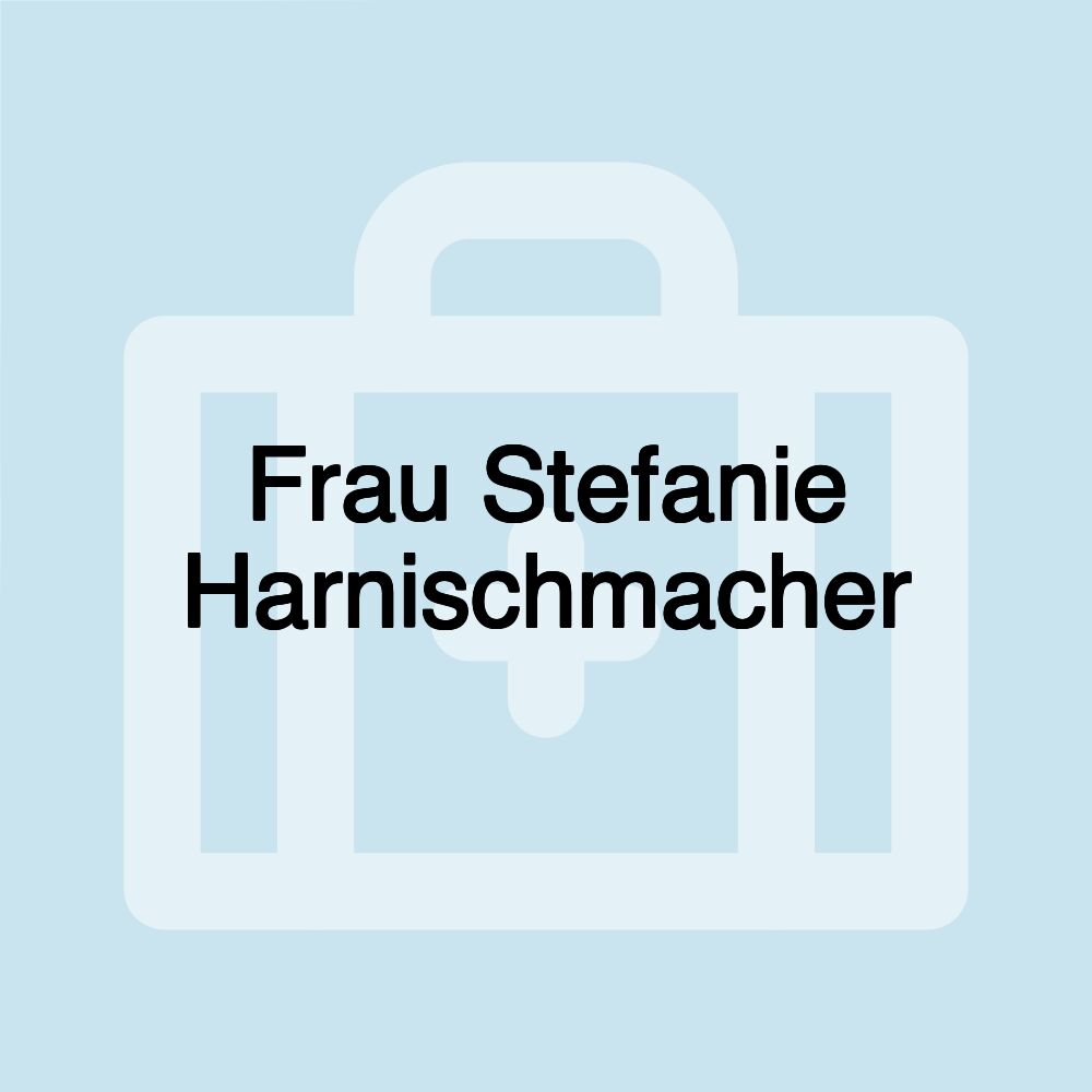 Frau Stefanie Harnischmacher