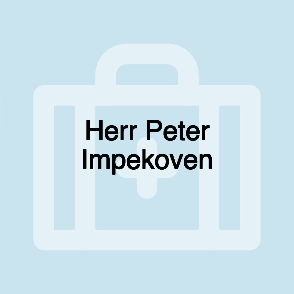 Herr Peter Impekoven