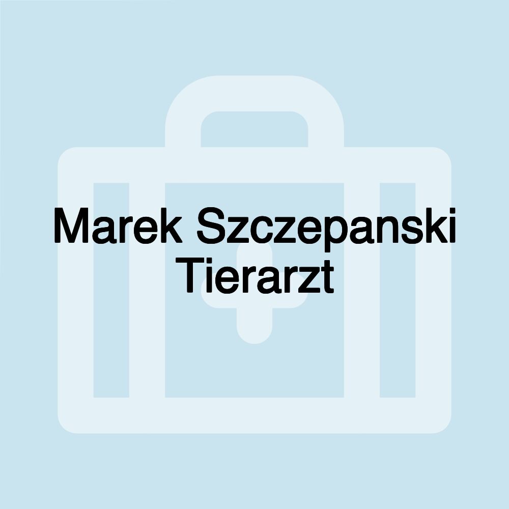 Marek Szczepanski Tierarzt