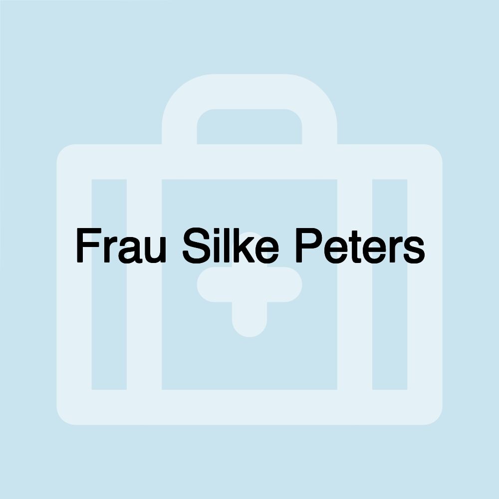 Frau Silke Peters