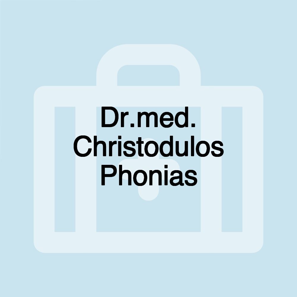 Dr.med. Christodulos Phonias