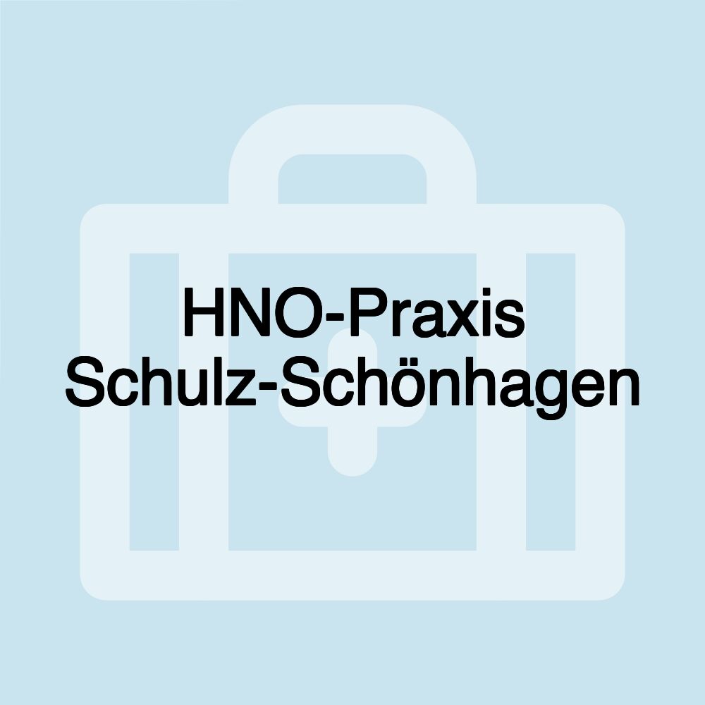 HNO-Praxis Schulz-Schönhagen