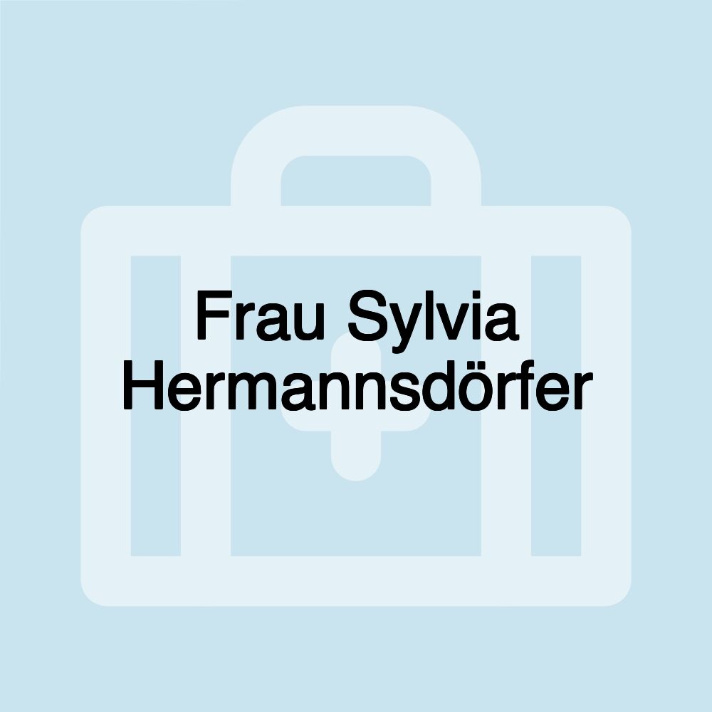 Frau Sylvia Hermannsdörfer