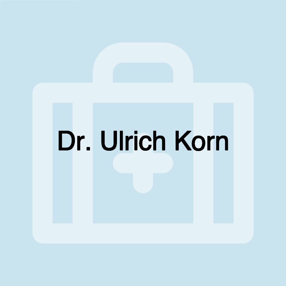 Dr. Ulrich Korn