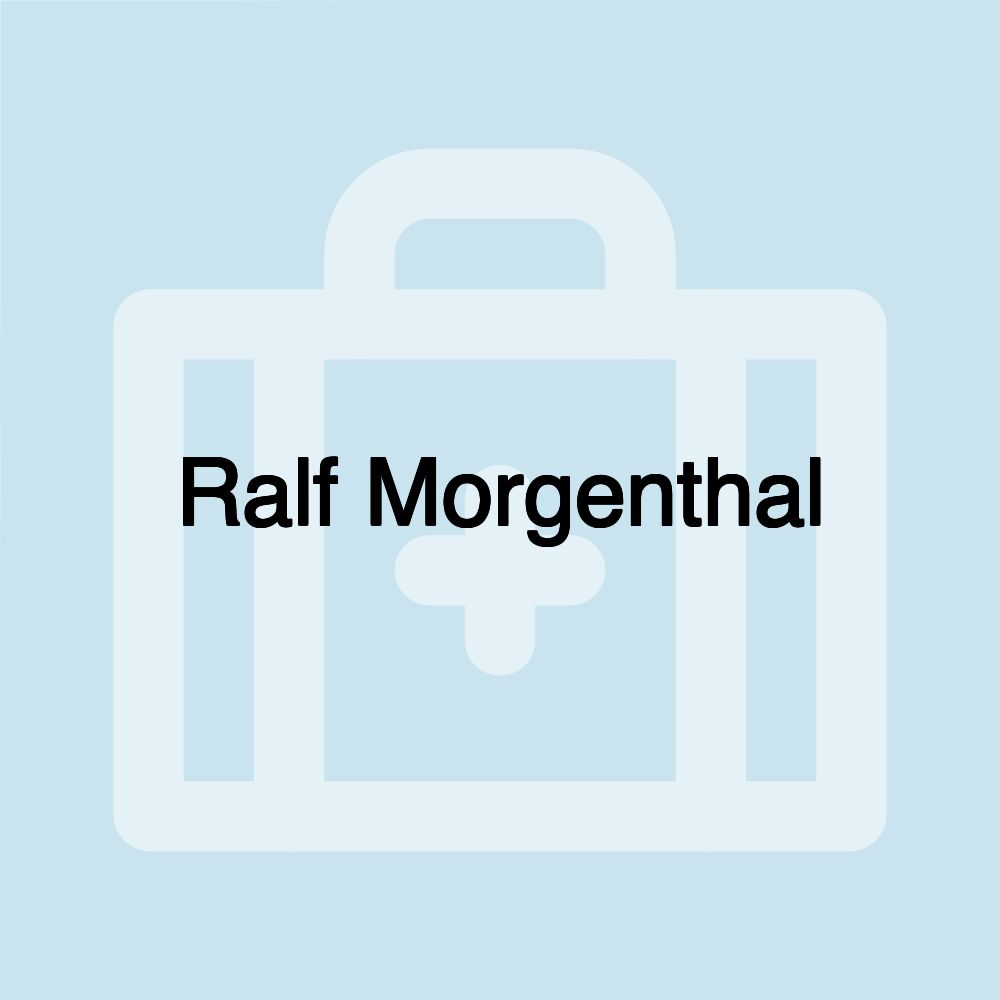 Ralf Morgenthal