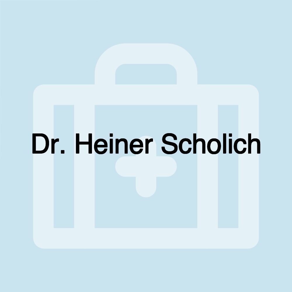 Dr. Heiner Scholich