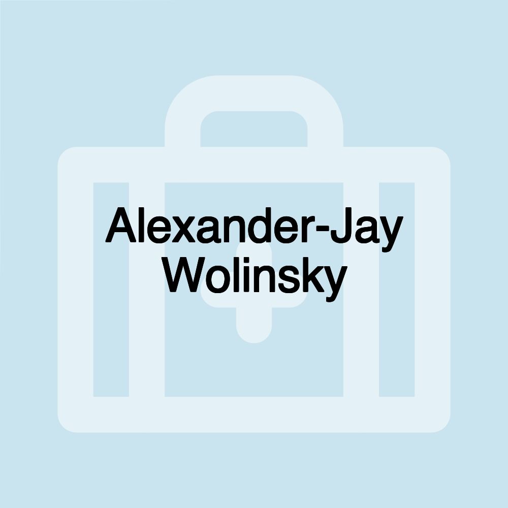 Alexander-Jay Wolinsky